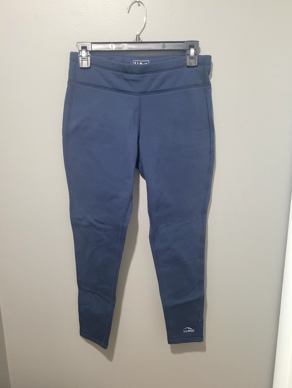 LL Bean Blue Therma Leggings Sz S